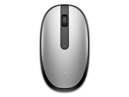 Myš bezdrátová, HP 240, stříbrná, optická, 1600DPI