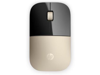 Myš bezdrátová, HP Z3700, zlatá, optická Blue LED, 1200DPI