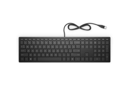 HP Pavilion Keyboard 300, klávesnice CZ, drátová (USB), černá