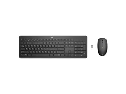HP Wireless Keyboard & Mouse, sada klávesnice s bezdrátovou optickou myší, AAA, CZ/SK, multimediální, USB-A Dongle typ 2.4 [GHz],
