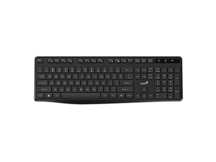 Genius KB-7200, klávesnice AAA, CZ/SK, 2.4 [Ghz], bezdrátová, černá