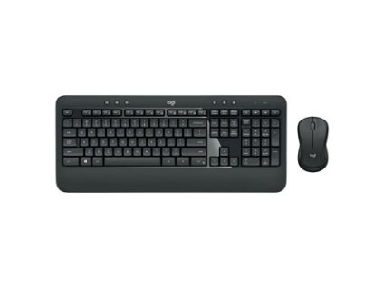 Logitech MK540, sada klávesnice s bezdrátovou optickou myší, AA, US, multimediální, nano přijímač s technologií Logitech Unifying