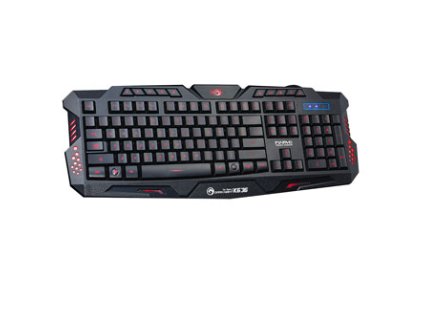 Marvo K636, klávesnice US, herní, podsvícená typ drátová (USB), černá
