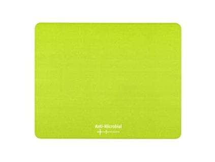 Podložka pod myš, Polyprolylen, zelená, 24x19cm, 0.4mm, Logo, antimikrobiální