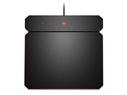 Podložka pod myš, OMEN by HP Outpost nabíjecí Qi, herní, černá, 10.5 mm, HP