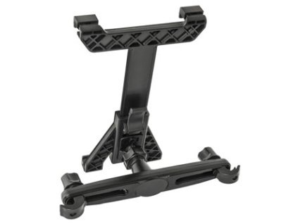 Držák tabletu Defender úchyt na opěrku, do auta, CH-223, černý, plast, 1kg, Měkké boční úchyty, černá, tablet