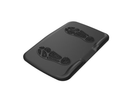 Podložka, pod nohy, pro práci vestoje, masážní, protiskluzová, černá, polyuretan