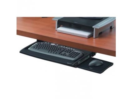 Držák klávesnice a myši Office Suites, pod stůl, černý, plast, Fellowes