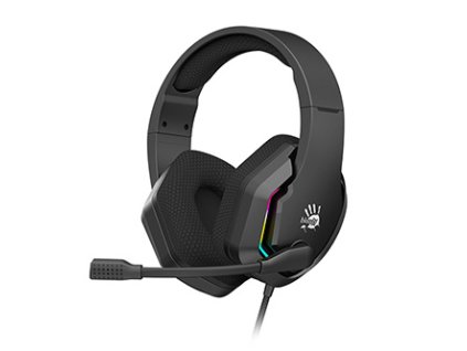 A4Tech Bloody G260, sluchátka s mikrofonem, ovládání hlasitosti, černá, herní sluchátka, USB