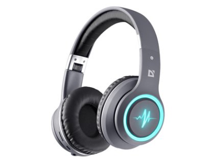 Defender FreeMotion B571, sluchátka s mikrofonem, ovládání hlasitosti, šedá, 2.0, 40 mm měniče typ micro-USB