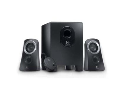 Logitech reproduktory Z313, 2.1, 25W, černé, regulace hlasitosti