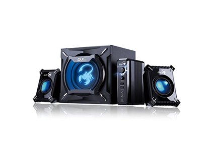 Genius reproduktory GX GAMING SW-G2.1 2000, 2.1, 45W, černé, ovládání hlasitosti, 3,5 mm jack (USB)