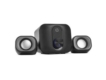HP reproduktory DHS-2111S, 2.1, 11W, černé, regulace hlasitosti, plastové