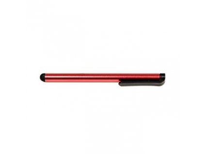 Dotykové pero, kapacitní, kov, červené, pro iPad a tablet