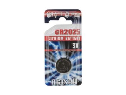 Baterie lithiová, CR2025, 3V, Maxell, blistr, 1-pack