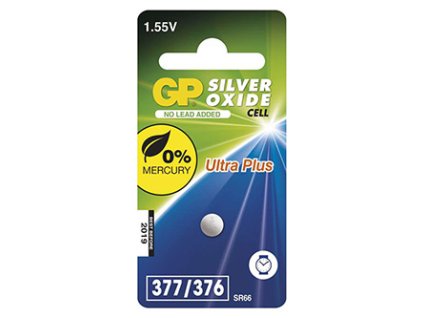 Baterie oxid stříbra, SR66, 1.55V, GP, blistr, 1-pack, 377F