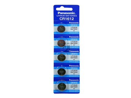 Baterie lithiová, BR1225, 3V, Panasonic, blistr, 5-pack