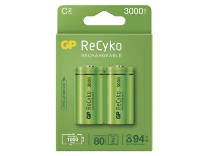 Nabíjecí baterie, C (HR14), 1.2V, 3000 mAh, GP, papírová krabička, 2-pack, ReCyko