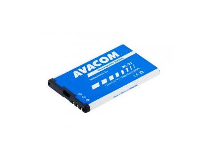 Avacom baterie pro Nokia 5230, 5800, X6, Li-Ion, 3.7V, GSNO-BL5J-S1320, 1320mAh, 4.9Wh, náhrada BL-5J