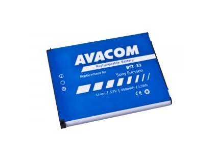 Avacom baterie do mobilu pro Sony Ericsson K550i, K800, W900i, Li-Ion, 3.7V, GSSE-W900-S950A, 950mAh, 3.5Wh