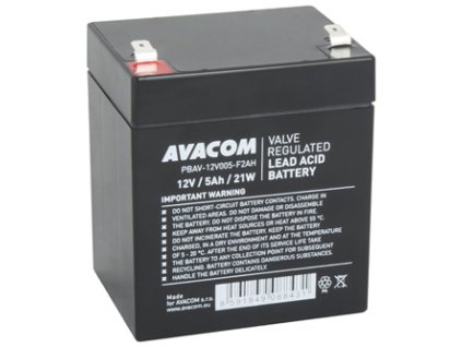 Avacom baterie HighRate, 12V, 5Ah, PBAV-12V005-F2AH