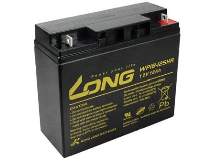 Long olověný akumulátor HighRate F3 pro UPS, EZS, EPS, 12V, 18Ah, PBLO-12V018-F3AH