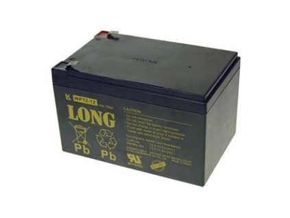 Long olověný akumulátor F2 pro UPS, EZS, EPS, 12V, 12Ah, PBLO-12V012-F2A