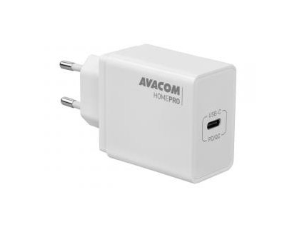 Avacom síťová nabíječka - adaptér HomePRO s PD a QC4 30 Watt, 1x USB-C