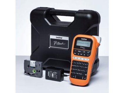 Tiskárna samolepicích štítků Brother, PT-E110VP, s kufrem