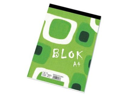 Blok čtverečkovaný, A4, 50listů,poznámkový