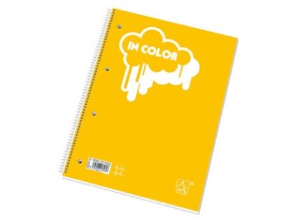 Blok spirálový, čtverečkovaný, A4, 50listů,spirálový