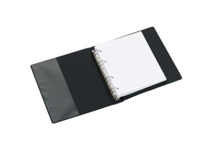 Kroužkový záznamník s linkovanou náplní, A4, 100listů,Karton P+P