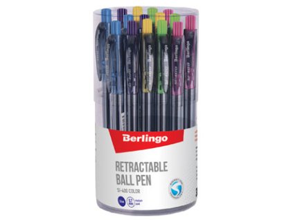 Berlingo, pero automatické kuličkové, modré, 30ks, 0.7mm, SI-400 COLOR