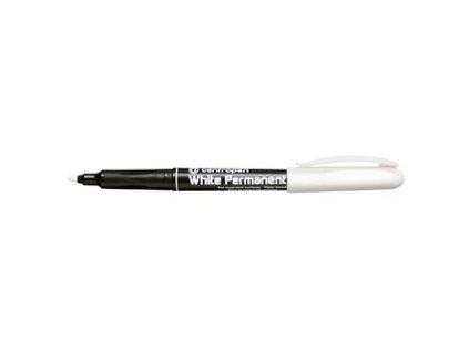 Centropen, popisovač 2686, bílý, 10ks, 1.2mm, vodní báze, cena za 1ks