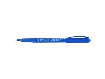 Centropen, liner 4621, černý, 10ks, 0.3mm, jemný plastový hrot v kovové objímce, cena za 1ks