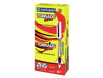 Centropen, sada Tornado 4775, modrý, 10ks, 0.3mm, zmizíkovatelný, COOL