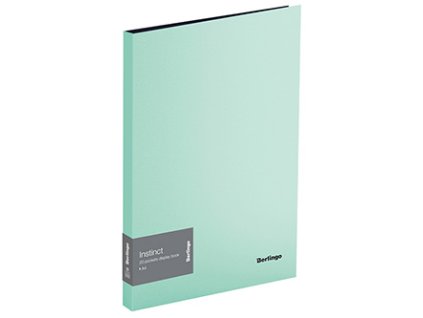 Katalogová kniha A4, 14mm, 700mic, mátová, 20 kapes, Berlingo, Instinct