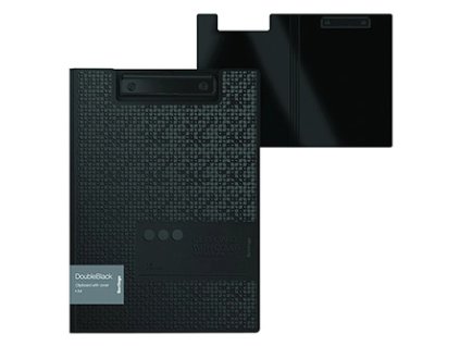 Clipboard černý, 1ks, Berlingo, DoubleBlack