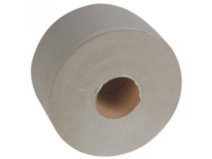 Toaletní papír jednovrstvý, 190mm, šedý, 6ks, cena za 1ks