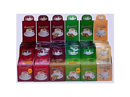 Cappuccino instantní, Samantha, 250g, kartonek, standard, 20-pack