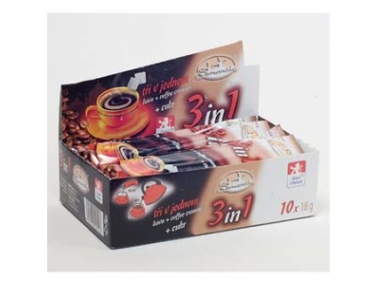 Káva instantní, Samantha, 3v1, 180g, kartonek, standard, 10-pack