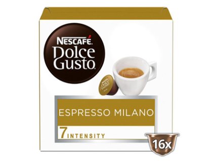 Kávové kapsle Nescafé Dolce Gusto Espresso, Milano, 3x16 kapslí, velkoobchodní balení karton