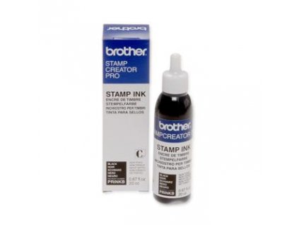 Inkoustová náplň Brother, PRINKB, černá, 20ml