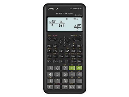 Casio Kalkulačka FX 350 ES PLUS 2E, černá, stolní