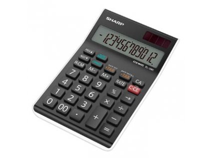Sharp Kalkulačka EL-128C, šedá-bílá, stolní