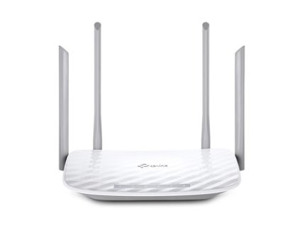 TP-LINK router Archer C5 2.4GHz a 5GHz, přístupový bod, IPv6, 1200Mbps, externí pevná anténa, 802.11ac, rodičovská kontrola, síť p