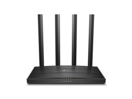 TP-LINK router Archer C6 V3 2.4GHz a 5GHz, extender, přístupový bod, IPv6, 1200Mbps, externí pevná anténa, 802.11ac, Gigabytové př