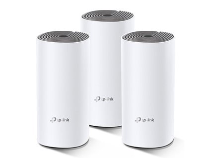 TP-LINK Wifi Mesh kit Deco E4(3-pack) 2.4GHz a 5GHz, přístupový bod, IPv6, 1200Mbps, integrovaná anténa, 802.11ac, 3Pack, ISP, rod