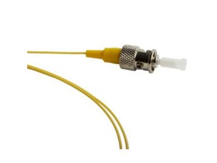 Optický PigTail Single mode (9/125), ST - bez 2. konektoru, 1m, economy