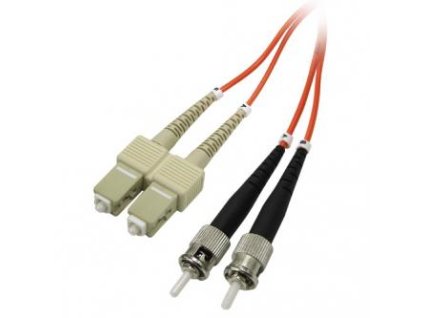 Optický Patch Cord Multi mod (50/125), ST - SC, 1m, economy